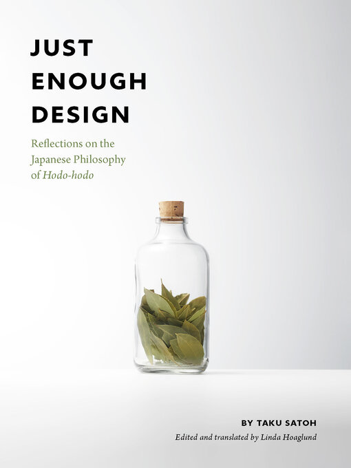 Title details for Just Enough Design by Taku Satoh - Available